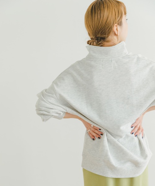 セール】TEDDY BEAR ハーフZIP スウェットプルオーバー（スウェット