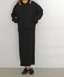 AKTE | レイヤードカットソーワンピース(ワンピース)