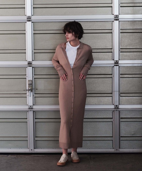 AKTE（アクテ）の「レイヤードカットソーワンピース（ワンピース・レディース・ホワイト/ブラック・FREE）」の18枚目の写真