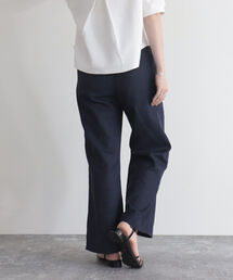 fredy emue | リネン混セミワイドイージーパンツ(その他パンツ)