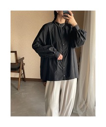 OWLLIDA apartment. | レースラインスタンドカラーブラウス(シャツ/ブラウス)
