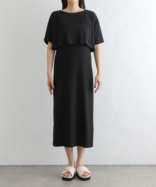 COLONY 2139（コロニートゥーワンスリーナイン）の「3WAYリブクロップドトップス+キャミワンピース（ワンピース・レディース・ブラック/ライム/アイボリー・SMALL/MEDIUM）」の19枚目の写真