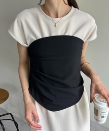 CAPRICIEUX LE'MAGE | アシメタックビスチェ(その他トップス)