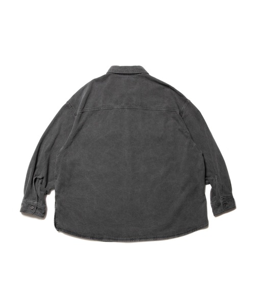 COOTIE PRODUCTIONS(クーティープロダクションズ)の「Pigment Dyed Hard Twisted Yarn CPO Jacket(ミリタリージャケット・メンズ・イエロー/スミクロ・LARGE/MEDIUM/SMALL)」の8枚目の写真