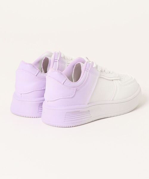 URBAN CHERRY（アーバンチェリー）の「グラデーションデザインプラットフォームスニーカー（スニーカー・キッズ・パープル/ピンク・20.0cm/17.5cm/19.0cm/21.0cm/19.5cm/20.5cm/18.5cm/18.0cm/17.0cm）」の20枚目の写真