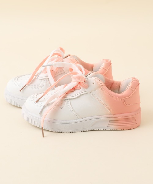 URBAN CHERRY（アーバンチェリー）の「グラデーションデザインプラットフォームスニーカー（スニーカー・キッズ・パープル/ピンク・20.0cm/17.5cm/19.0cm/21.0cm/19.5cm/20.5cm/18.5cm/18.0cm/17.0cm）」の12枚目の写真