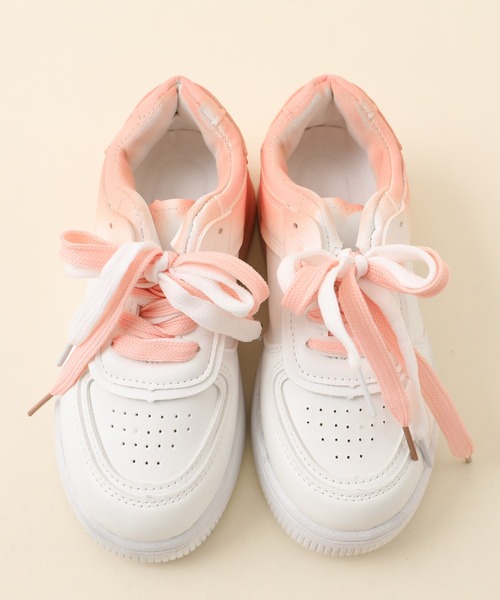 URBAN CHERRY（アーバンチェリー）の「グラデーションデザインプラットフォームスニーカー（スニーカー・キッズ・パープル/ピンク・20.0cm/17.5cm/19.0cm/21.0cm/19.5cm/20.5cm/18.5cm/18.0cm/17.0cm）」の17枚目の写真