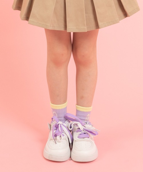 URBAN CHERRY（アーバンチェリー）の「グラデーションデザインプラットフォームスニーカー（スニーカー・キッズ・パープル/ピンク・20.0cm/17.5cm/19.0cm/21.0cm/19.5cm/20.5cm/18.5cm/18.0cm/17.0cm）」の13枚目の写真