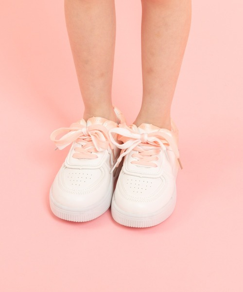 URBAN CHERRY（アーバンチェリー）の「グラデーションデザインプラットフォームスニーカー（スニーカー・キッズ・パープル/ピンク・20.0cm/17.5cm/19.0cm/21.0cm/19.5cm/20.5cm/18.5cm/18.0cm/17.0cm）」の8枚目の写真