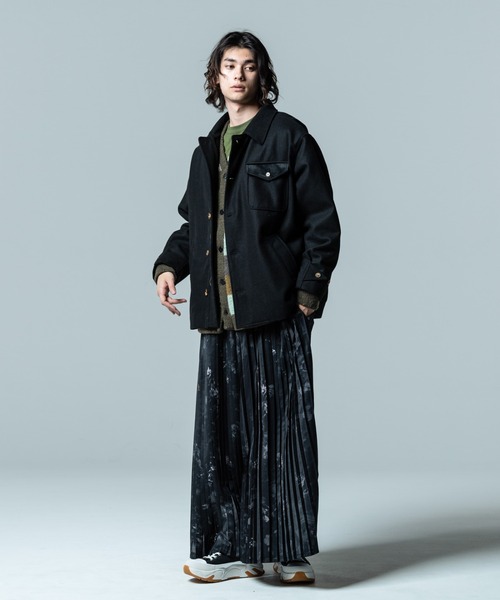 glamb（グラム）の「Evening Flower Pleats Pants / イブニングフラワープリーツパンツ（その他パンツ・メンズ・ネイビー/ブラック・S/L/M）」の21枚目の写真