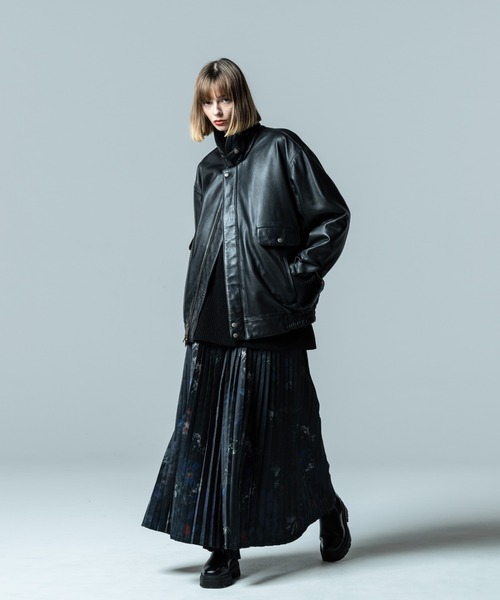glamb（グラム）の「Evening Flower Pleats Pants / イブニングフラワープリーツパンツ（その他パンツ・メンズ・ネイビー/ブラック・S/L/M）」の8枚目の写真
