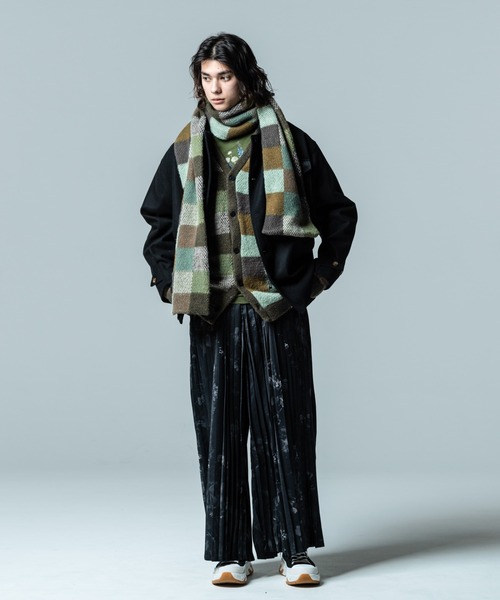 glamb（グラム）の「Evening Flower Pleats Pants / イブニングフラワープリーツパンツ（その他パンツ・メンズ・ネイビー/ブラック・S/L/M）」の22枚目の写真