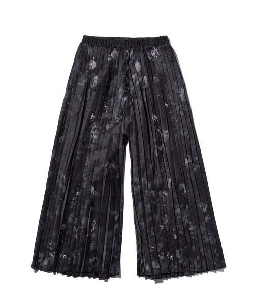 Evening Flower Pleats Pants / イブニングフラワープリーツ