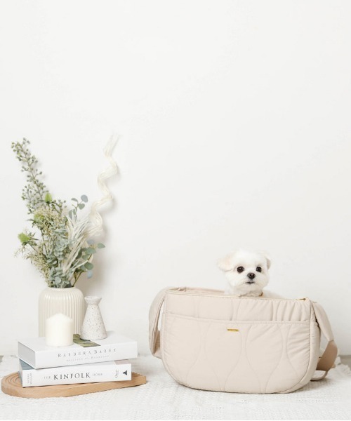 moncheri（モンシェリ）の「キルティングスリング メッシュカバー付