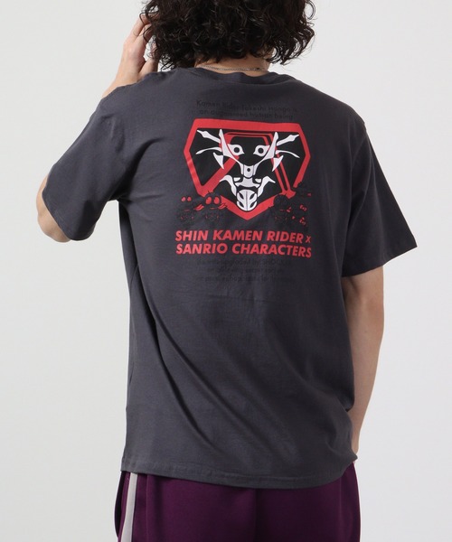 セール】sanrio サンリオ 仮面ライダー コラボ 半袖 Tシャツ（T