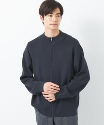 green label relaxing | WSBL リブ ジップ カーディガン -ウォッシャブル-(Tシャツ/カットソー)