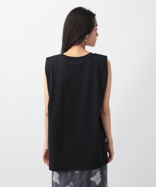 A part by（アパートバイ）の「ボックススリーブプルオーバー（Tシャツ/カットソー・レディース・チャコールグレー/ブラック/オフホワイト・FREE）」の15枚目の写真