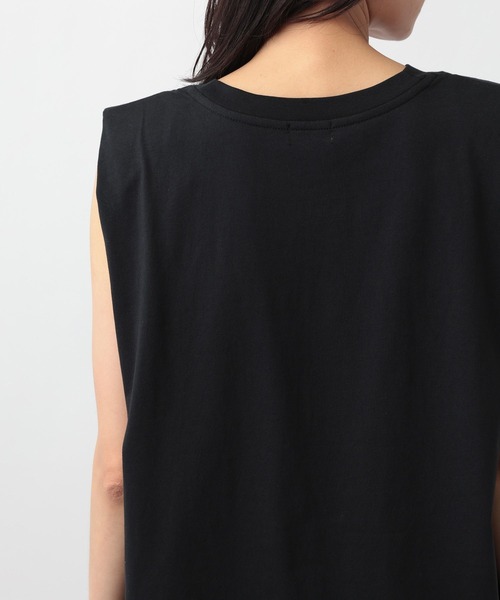 A part by（アパートバイ）の「ボックススリーブプルオーバー（Tシャツ/カットソー・レディース・チャコールグレー/ブラック/オフホワイト・FREE）」の16枚目の写真