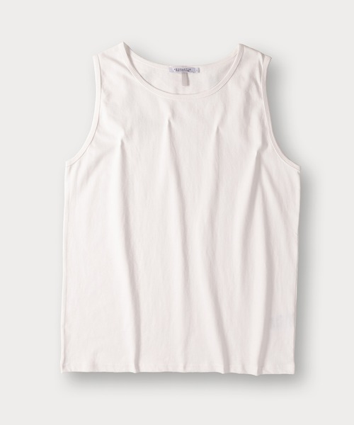 SlashDate（スラッシュデイト）の「【0】オーバーサイズノースリーブTシャツ（タンクトップ・メンズ・ブラック/グレー/ホワイト/ライトグリーン/イエロー・M/L/XL）」の6枚目の写真