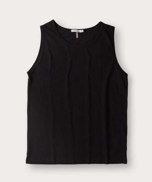 SlashDate（スラッシュデイト）の「【0】オーバーサイズノースリーブTシャツ（タンクトップ・メンズ・ブラック/グレー/ホワイト/ライトグリーン/イエロー・M/L/XL）」の7枚目の写真