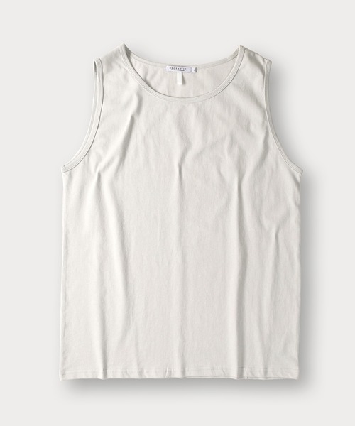 SlashDate（スラッシュデイト）の「【0】オーバーサイズノースリーブTシャツ（タンクトップ・メンズ・ブラック/グレー/ホワイト/ライトグリーン/イエロー・M/L/XL）」の8枚目の写真