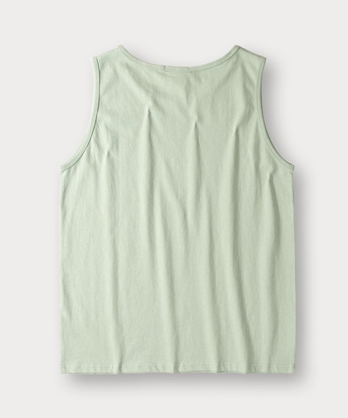 SlashDate（スラッシュデイト）の「【0】オーバーサイズノースリーブTシャツ（タンクトップ・メンズ・ブラック/グレー/ホワイト/ライトグリーン/イエロー・M/L/XL）」の11枚目の写真