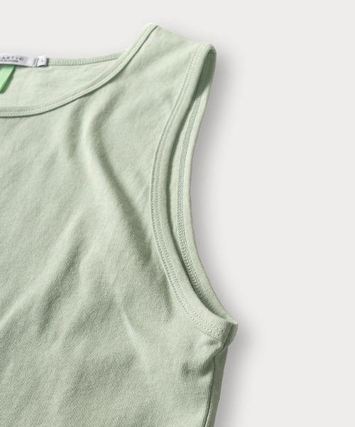 SlashDate（スラッシュデイト）の「【0】オーバーサイズノースリーブTシャツ（タンクトップ・メンズ・ブラック/グレー/ホワイト/ライトグリーン/イエロー・M/L/XL）」の13枚目の写真