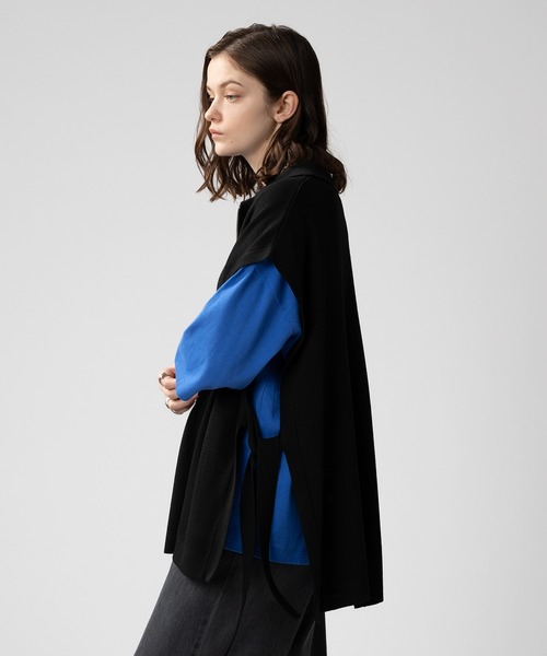 selle glant（セレグランテ）の「HALFZIP OPENCORD VEST/ ハーフジップオープンコードベスト（ベスト・メンズ・ブラック/ダークブルー・MEDIUM/LARGE）」の13枚目の写真