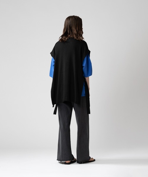 selle glant（セレグランテ）の「HALFZIP OPENCORD VEST/ ハーフジップオープンコードベスト（ベスト・メンズ・ブラック/ダークブルー・MEDIUM/LARGE）」の17枚目の写真