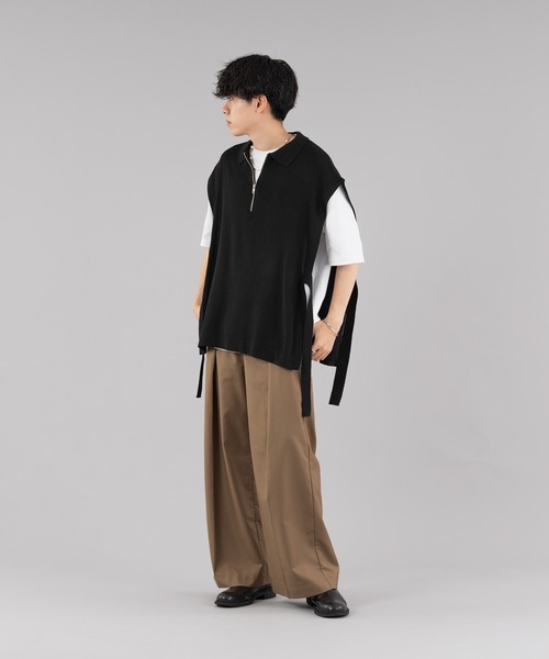 selle glant（セレグランテ）の「HALFZIP OPENCORD VEST/ ハーフジップオープンコードベスト（ベスト・メンズ・ブラック/ダークブルー・MEDIUM/LARGE）」の21枚目の写真