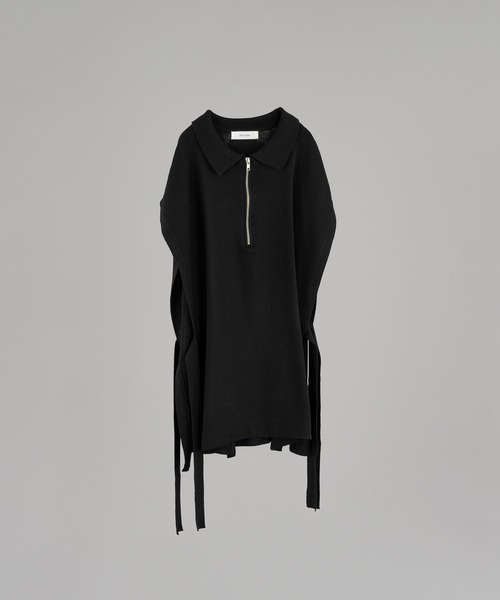 selle glant（セレグランテ）の「HALFZIP OPENCORD VEST/ ハーフジップオープンコードベスト（ベスト・メンズ・ブラック/ダークブルー・MEDIUM/LARGE）」の6枚目の写真