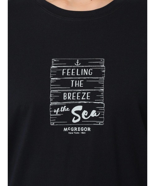McGREGOR(マックレガー)の「天竺アートボードプリントT(Tシャツ/カットソー・レディース・ネイビー/オレンジ/サンドグレー・L/M)」の7枚目の写真