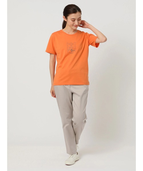 McGREGOR(マックレガー)の「天竺アートボードプリントT(Tシャツ/カットソー・レディース・ネイビー/オレンジ/サンドグレー・L/M)」の9枚目の写真