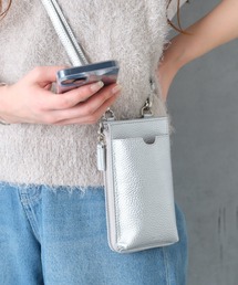 Actually | 【リバイバル】フェイクレザー お財布スマホショルダー(ショルダーバッグ)