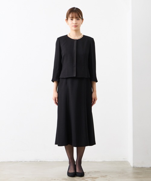 喪服・礼服】ハイクラス ノーカラージャケット・前開き