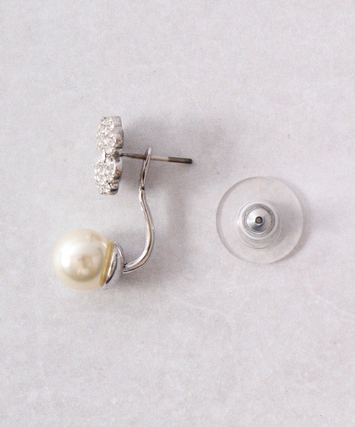 MOSSEL NEW YORK（モシェルニューヨーク）の「PEONY / DAISY 　ラインストーンデザインピアス（ピアス（両耳用）・レディース・シルバー/シルバー系・FREE）」の14枚目の写真