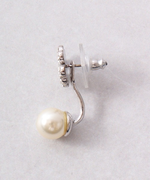 MOSSEL NEW YORK（モシェルニューヨーク）の「PEONY / DAISY 　ラインストーンデザインピアス（ピアス（両耳用）・レディース・シルバー/シルバー系・FREE）」の13枚目の写真