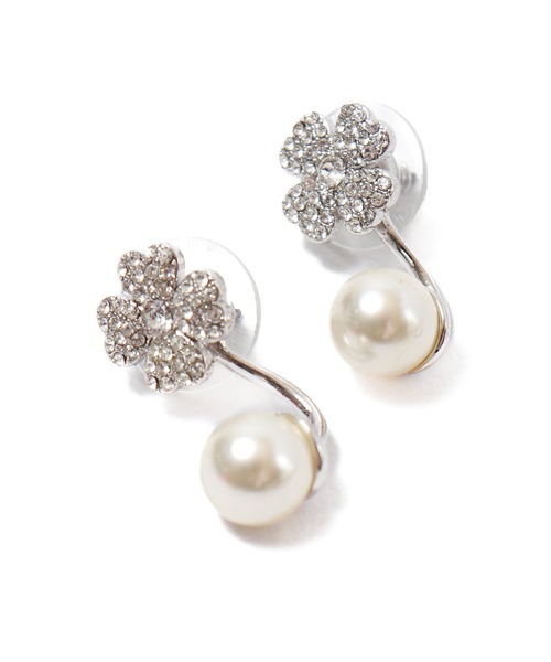 MOSSEL NEW YORK（モシェルニューヨーク）の「PEONY / DAISY 　ラインストーンデザインピアス（ピアス（両耳用）・レディース・シルバー/シルバー系・FREE）」の18枚目の写真