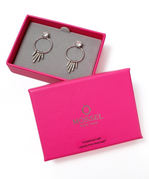 MOSSEL NEW YORK（モシェルニューヨーク）の「PEONY / DAISY 　ラインストーンデザインピアス（ピアス（両耳用）・レディース・シルバー/シルバー系・FREE）」の10枚目の写真
