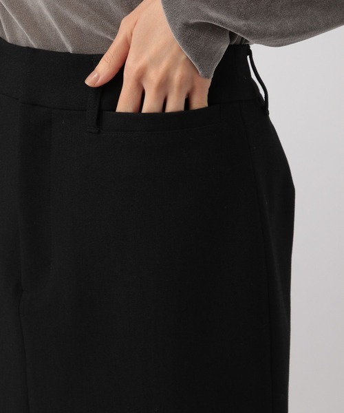 A part by（アパートバイ）の「ダブルクロスミニスカート（スカート・レディース・ブラック/ベージュ・SMALL/MEDIUM）」の5枚目の写真