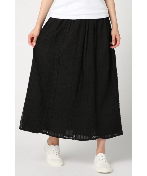 La TOTALITE（ラトータリテ）の「アンティークレース2WAY スカート。（スカート・レディース・ホワイト/ブラック・FREE）」の2枚目の写真