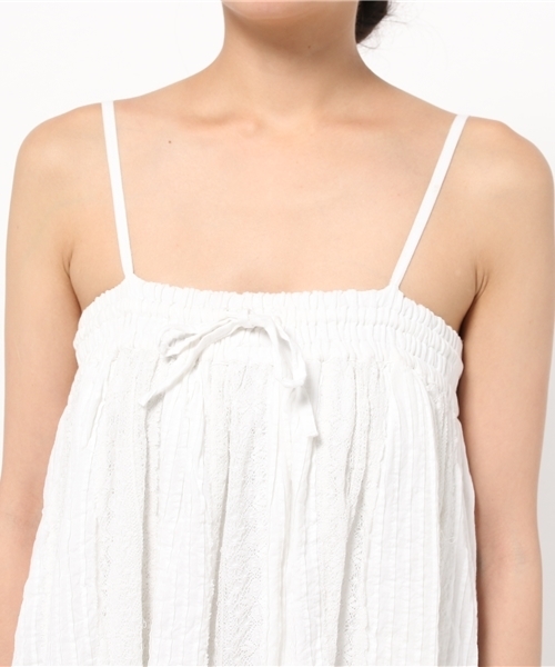 La TOTALITE（ラトータリテ）の「アンティークレース2WAY スカート。（スカート・レディース・ホワイト/ブラック・FREE）」の6枚目の写真