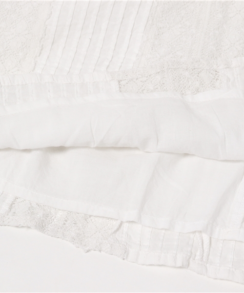 La TOTALITE（ラトータリテ）の「アンティークレース2WAY スカート。（スカート・レディース・ホワイト/ブラック・FREE）」の9枚目の写真