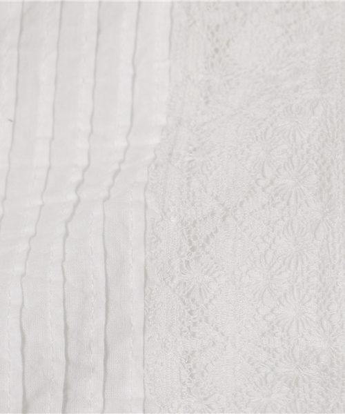 La TOTALITE（ラトータリテ）の「アンティークレース2WAY スカート。（スカート・レディース・ホワイト/ブラック・FREE）」の10枚目の写真