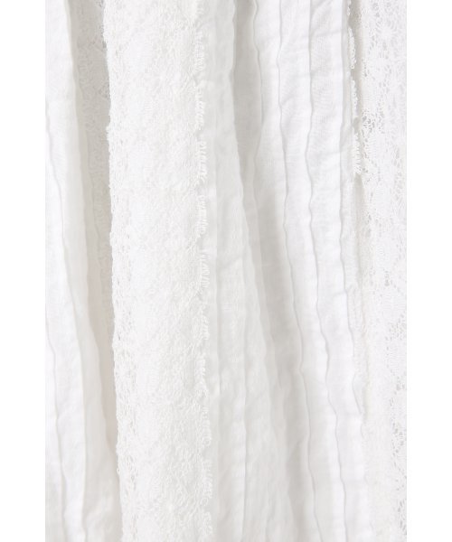 La TOTALITE（ラトータリテ）の「アンティークレース2WAY スカート。（スカート・レディース・ホワイト/ブラック・FREE）」の12枚目の写真