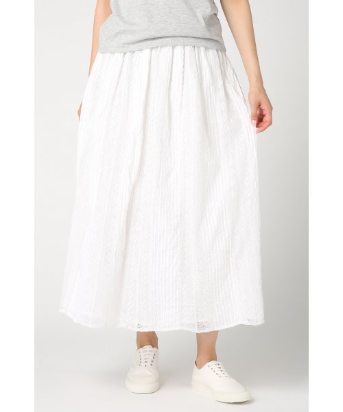 La TOTALITE（ラトータリテ）の「アンティークレース2WAY スカート。（スカート・レディース・ホワイト/ブラック・FREE）」の14枚目の写真