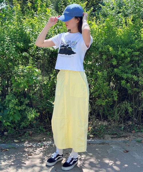 ALAND（エーランド）の「YOUTHKREW／CALLI DOGGY T 2970880（Tシャツ/カットソー・レディース・ホワイト/ブラック・FREE）」の17枚目の写真