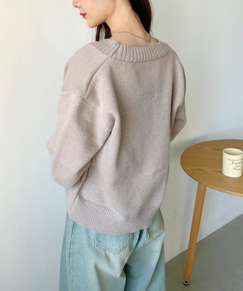CLEA(クレア)の「【2点SET】ニットビスチェ+カーディガンアンサンブル(アンサンブル・レディース・アイボリー/モカ/ピンク/ブルー・FREE)」の12枚目の写真
