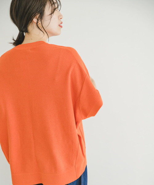 ITEMS URBANRESEARCH（アイテムズ アーバンリサーチ）の「ニットTシャツ（ニット/セーター・レディース・グレー/オレンジ/グレー系その他・FREE）」の15枚目の写真