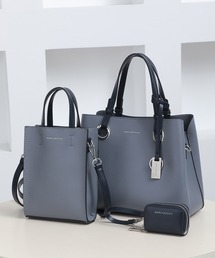 style code（スタイルコード）の「【MERCURYDUO/マーキュリーデュオ】限定3点セット　①キーリング付両アオリハンドバッグ、②縦長ショルダーバッグパスポート入れ、③Wファスナースマートキーケース（ハンドバッグ）」